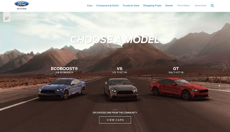 Mustang Customizer project for Ford