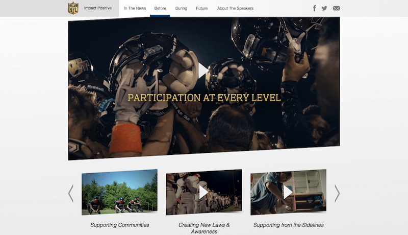 Impact Positive project for NFL