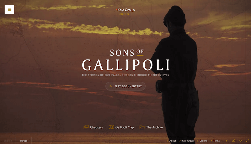 Sons of Gallipoli project for Modiki
